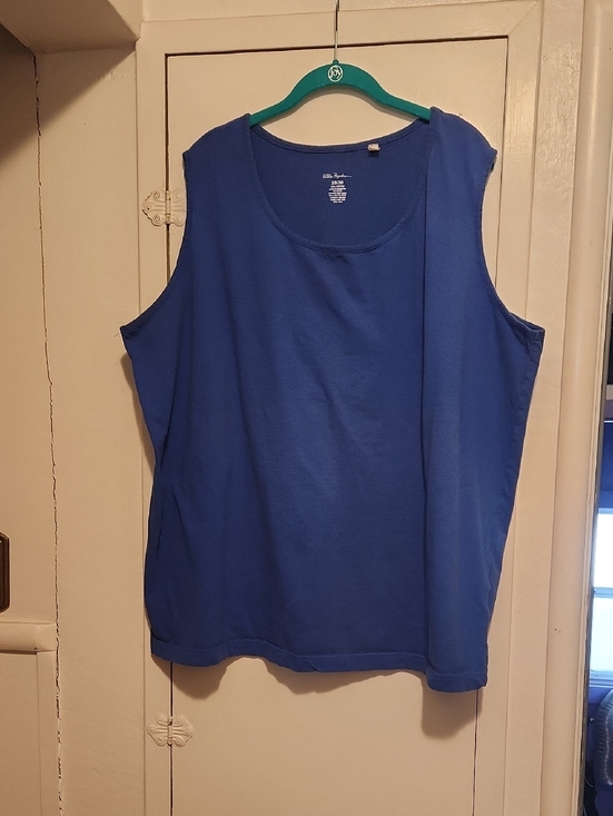 Ulla Popken Tops - 🔥Ulla Popken Royal Blue Scoop Neck Tank